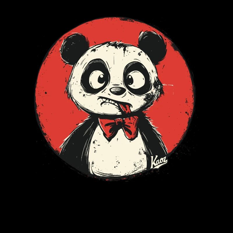 Cute and Crazy Panda