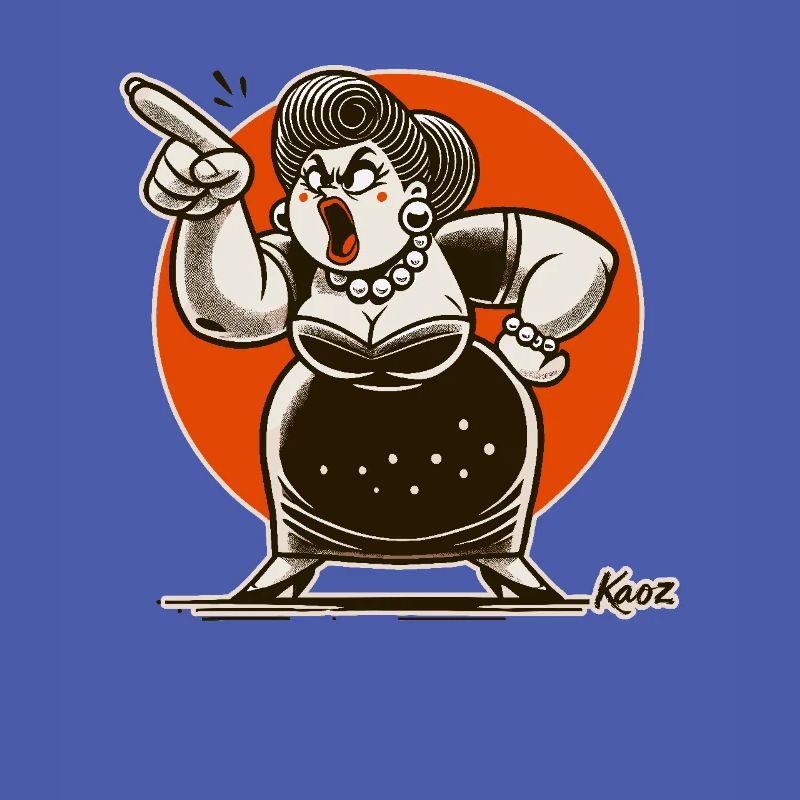 Big Mama schimpft mit dir