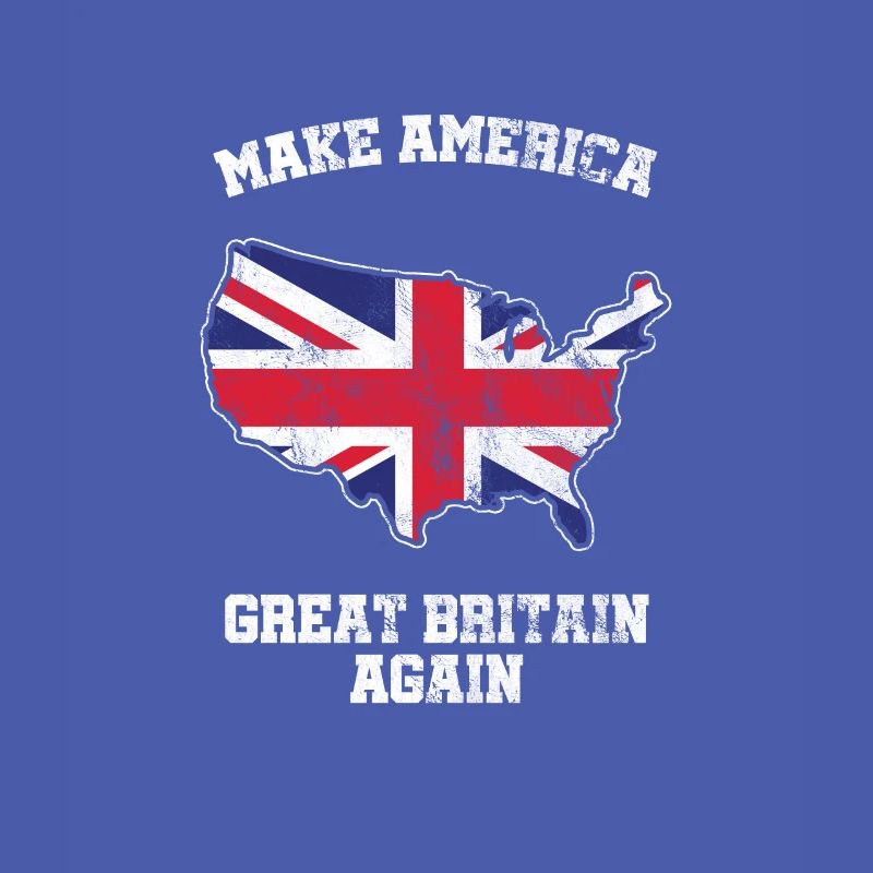 Make America Great Britain Again Drapeau britannique