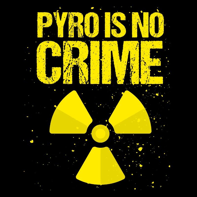 Pyro n'est pas un crime pyromane explosion de feux d'artifice