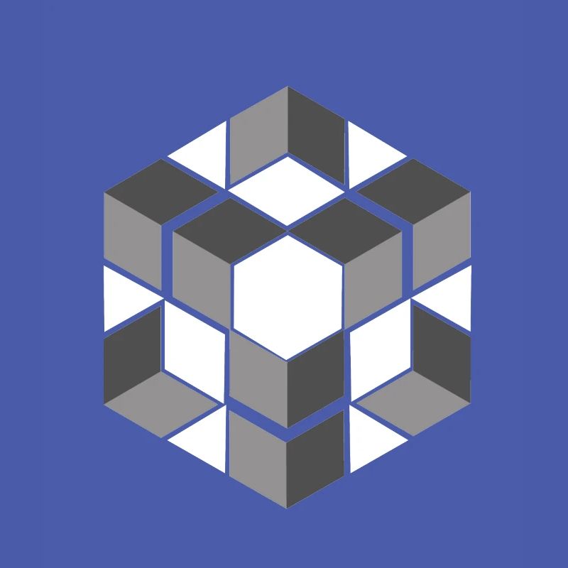 Geometric Cube Seamless Pattern Graphic