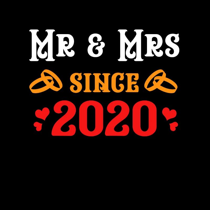Mr And Mrs Since 2020 Anniversary Gift