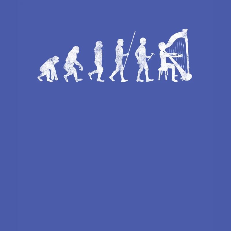 Harp Playing Evolution String Instruments Musician