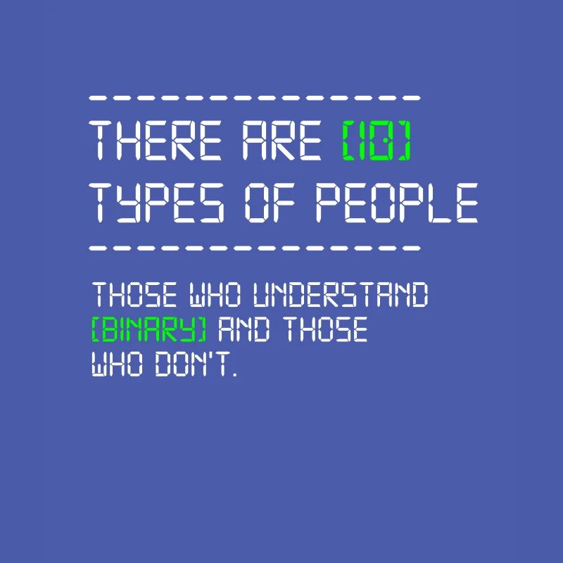 10 Arten von Menschen Programmierer Coder Entwickler Geschenk