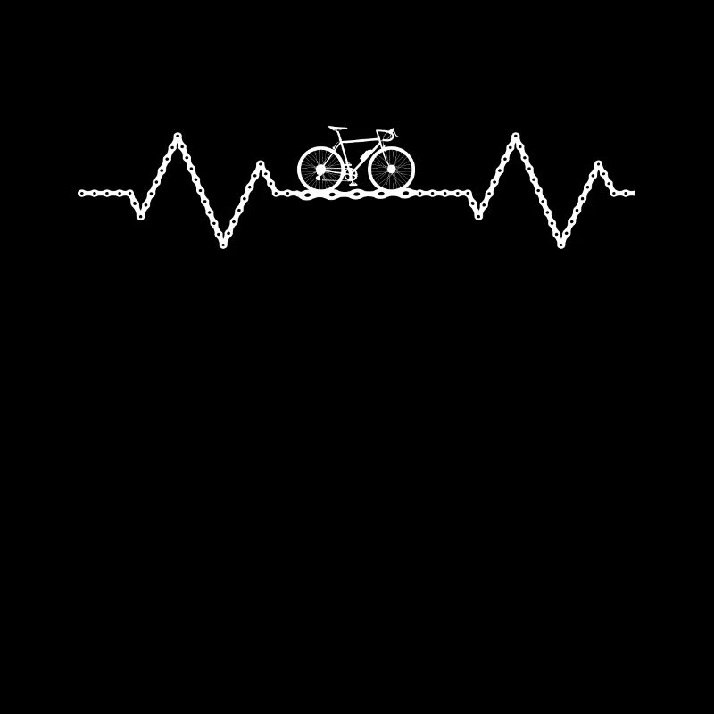 Vélo de course heartbeat cadeau vélo de course