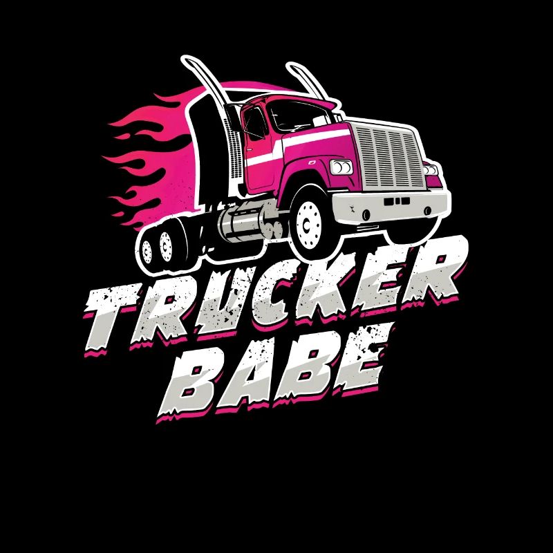 TruckerBabe Driving Trucker Driver Geschenk
