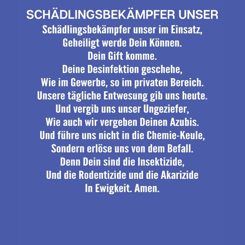 Schädlingsbekämpfer Kammerjäger Exterminator