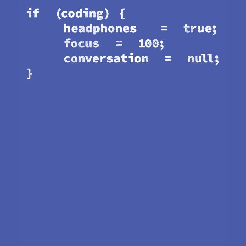 Headphones, encoders, programmers coding