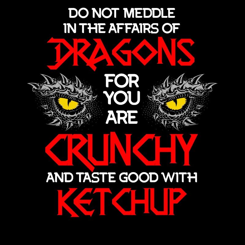 Drachen-Ketchup-Zitat, Drachen