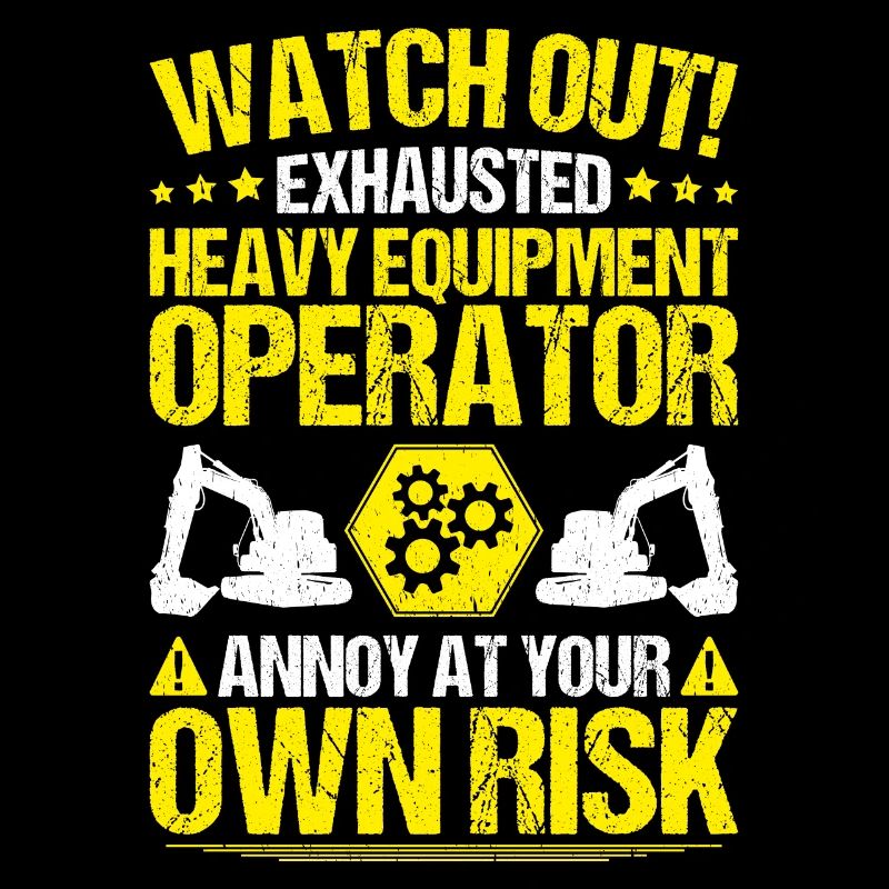 Baggerfahrer Baggerführer Heavy Equipment Operator