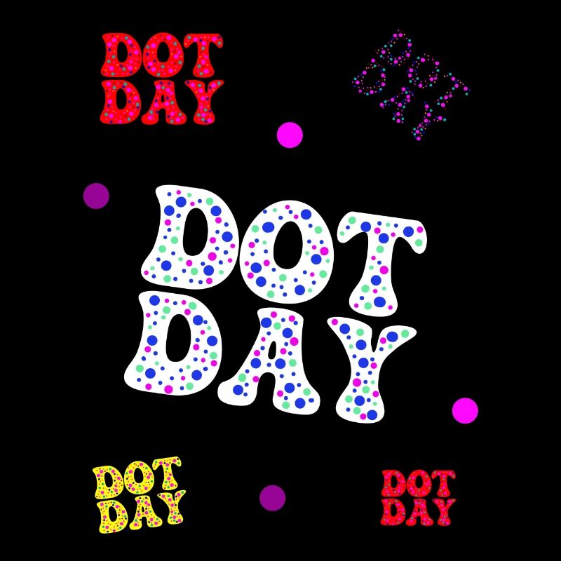 Dotday bunt - Text Pattern