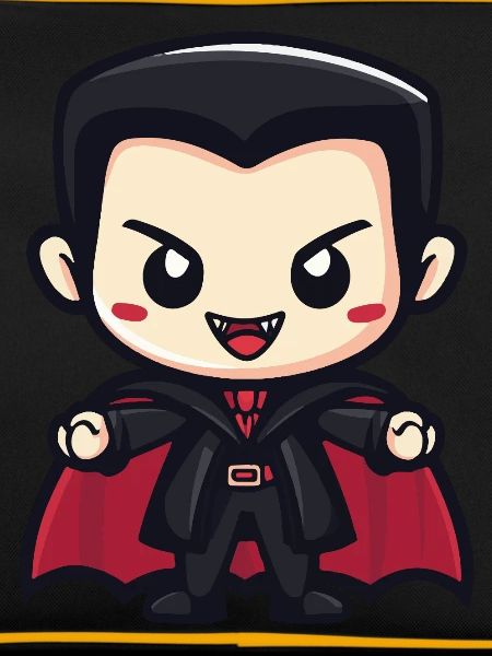 Vampire Halloween Cute Comic