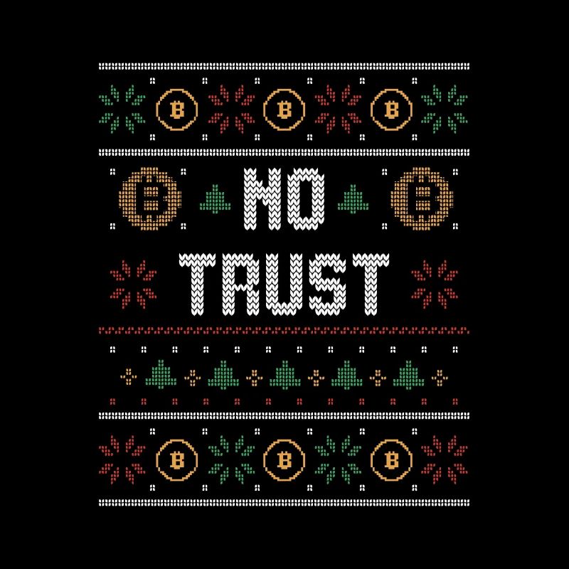 Pas de confiance dans crypto Crypto Crypto Noël