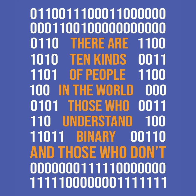 Programming Binary Code There Are 10 Kinds Of Peop