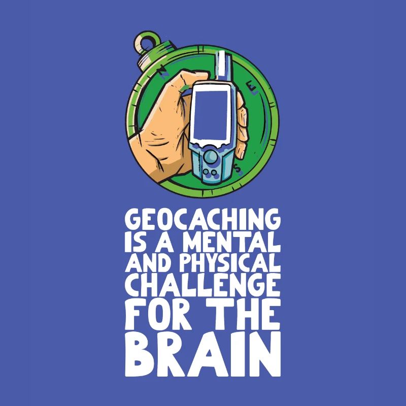 Geocaching is a mental and physical challenge