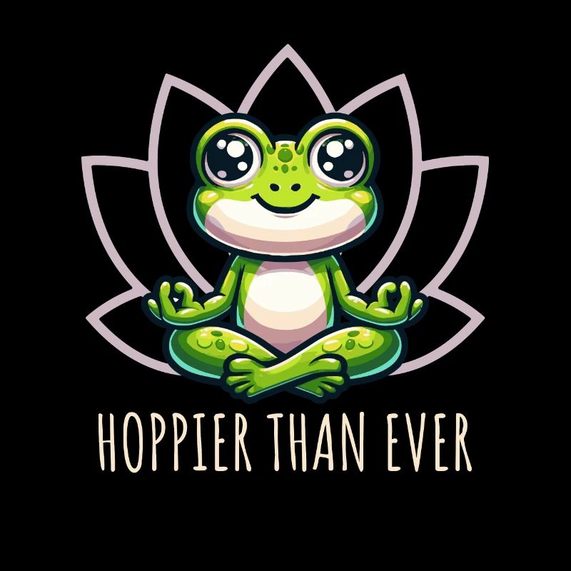 Hoppier Than Ever Frog Yoga