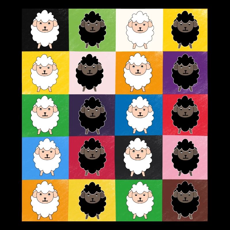 Patchwork sheep