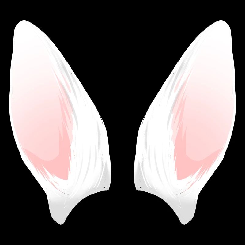 Weiße Hasenohren Hasenlöffel