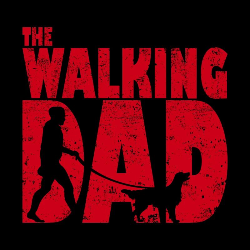Flat Coated Retriever The Walking Dad