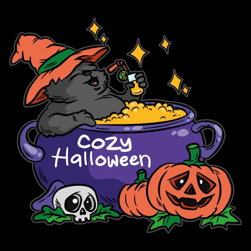 Cozy Halloween Witch