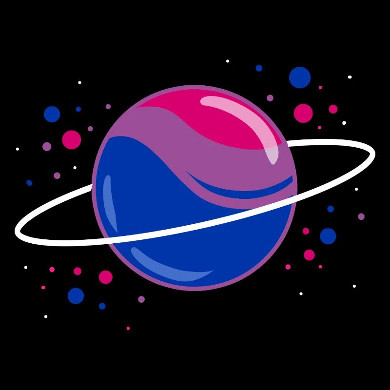Bisexueller Weltraumplanet Bisexual Pride