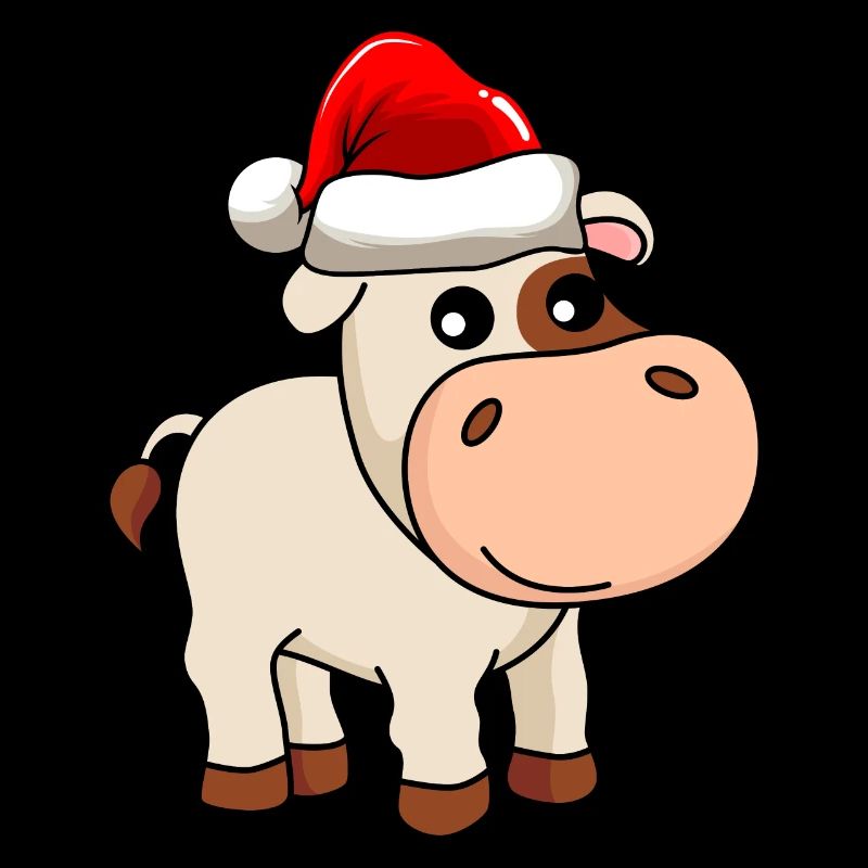 Cow Comic Christmas