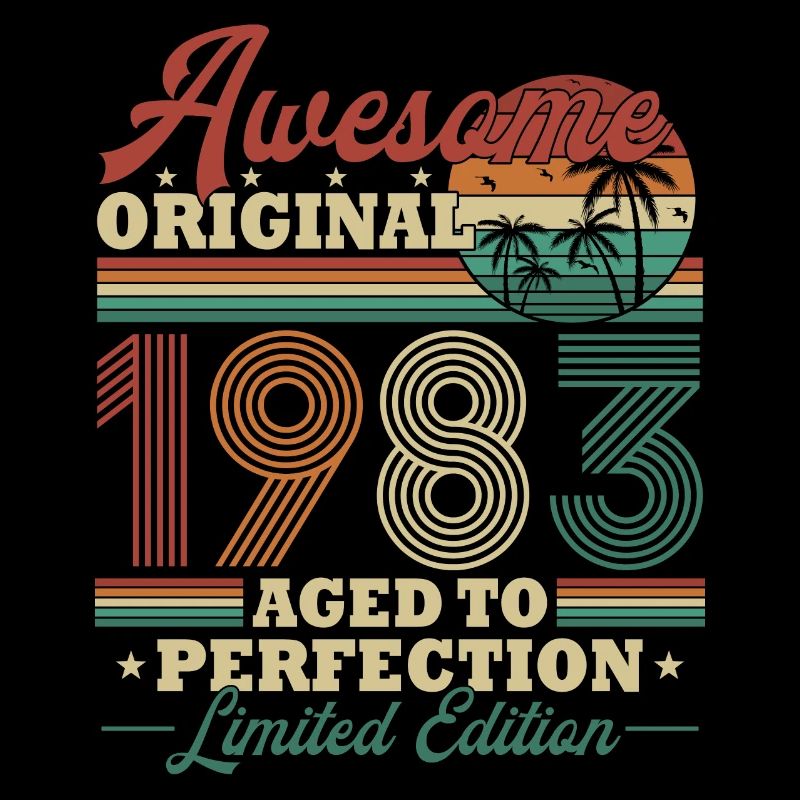 Original Vintage 1983 Geburtstag Geschenk Retro