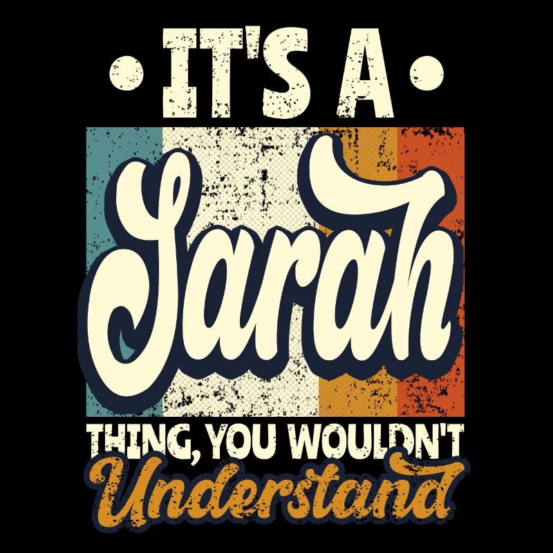 Sarah Name Gift Personalized Saying Funny