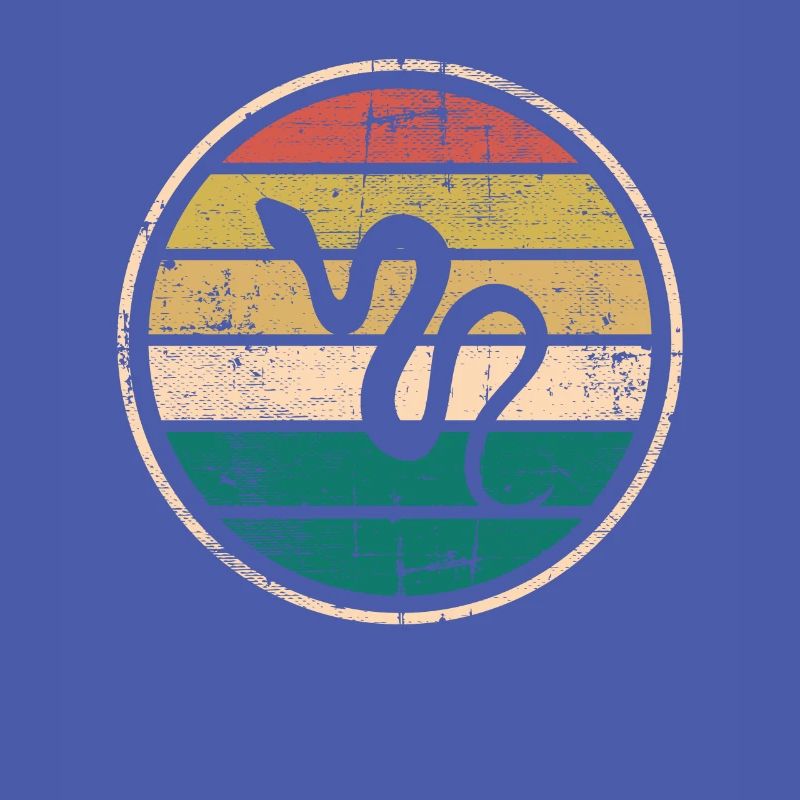 Snake Retro Reptile Python Gift idea