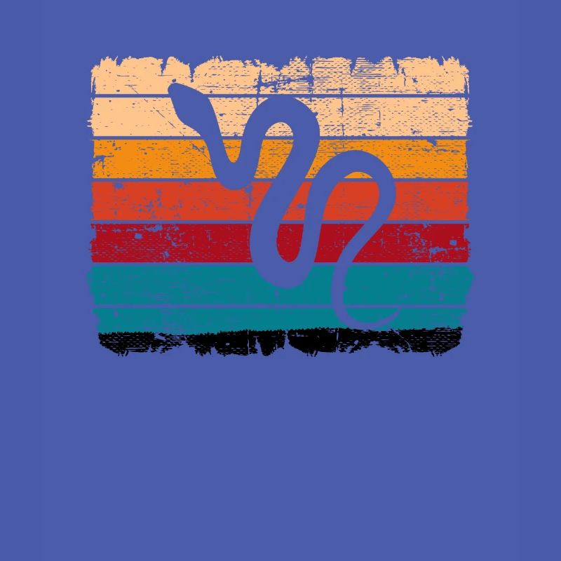 Snake Retro Reptile Python Gift idea