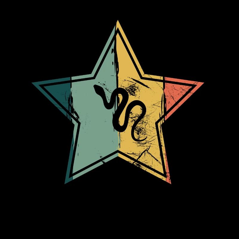 Snake Retro Reptile Python Idée cadeau