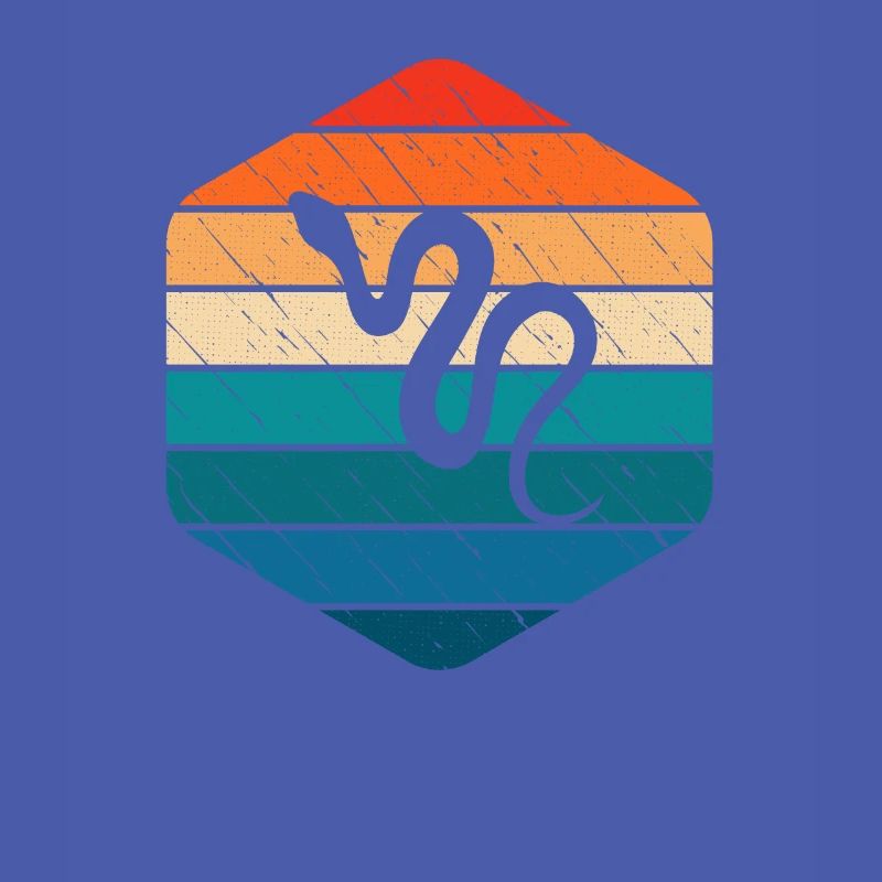 Snake Retro Reptile Python Gift idea