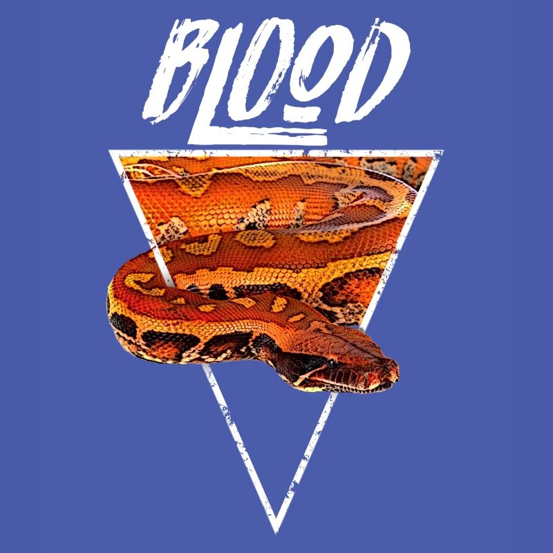 Blutpython Schlangenhüter Geometrisch