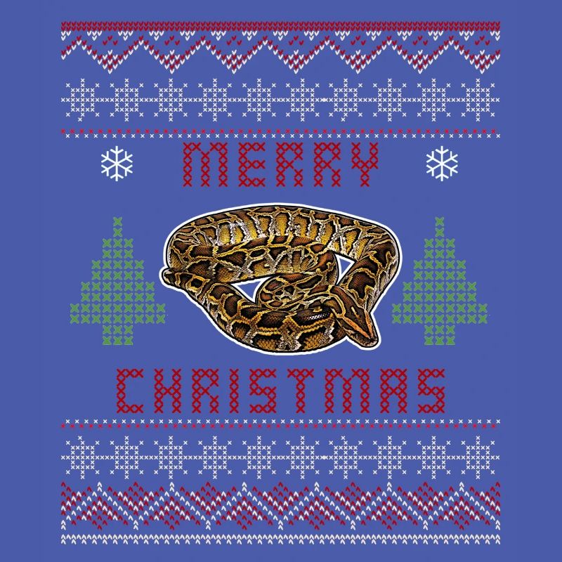 Burmesische Python Weihnachten