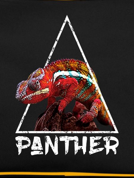 Panther Chameleon Distressed Geometric