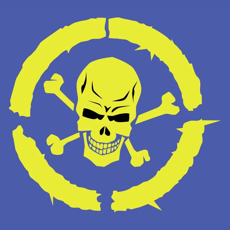Schädel Schädel Knochenkreis
