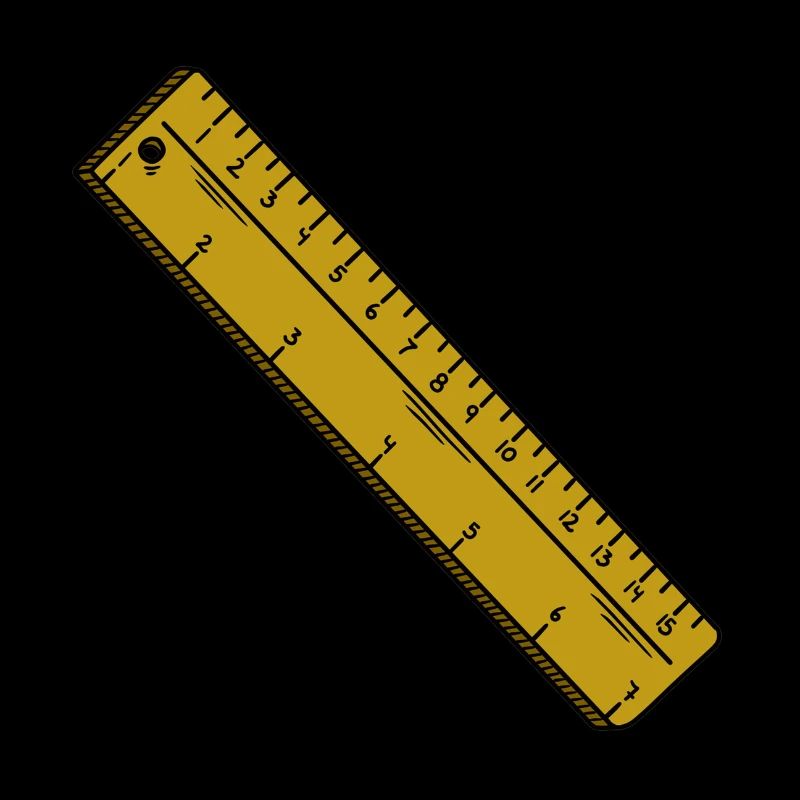 Ruler from elementary school.