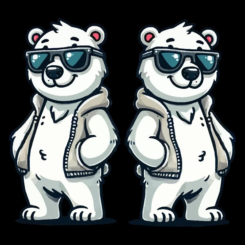 Eisbär Comic