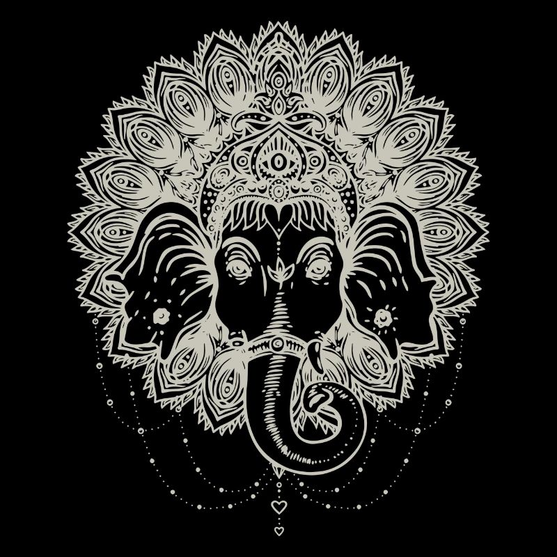 Sak Yant Thai Tattoo Elefant Cooles Geschenk