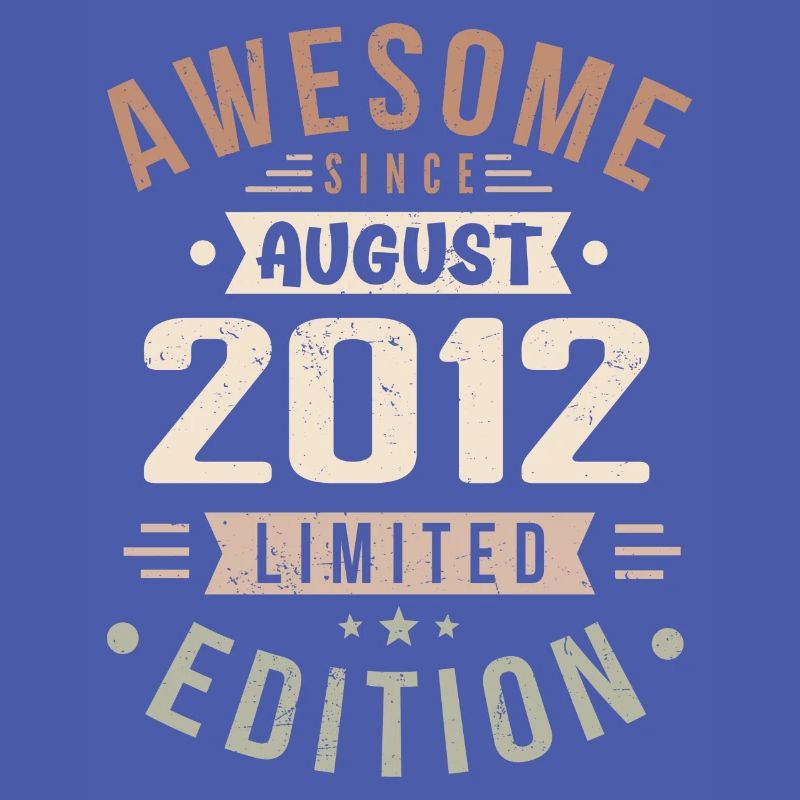 August 2012 Geburtstag im August 2012 Vintage 2012