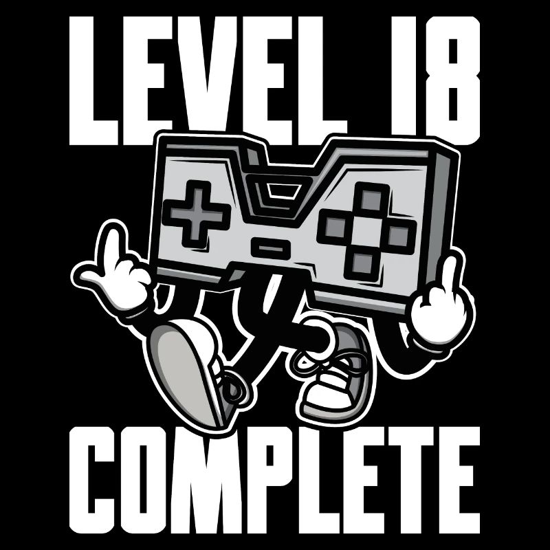 Level 18 Complete Geburtstagsgeschenk 18 Jahre