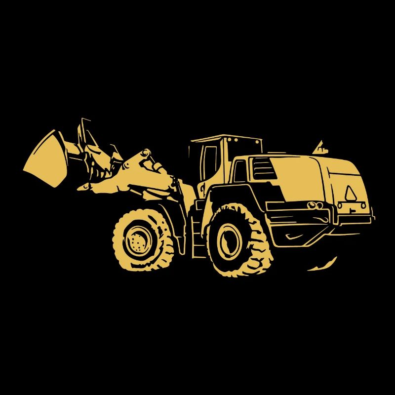 Loading machine Silhouette wheel loader quarry
