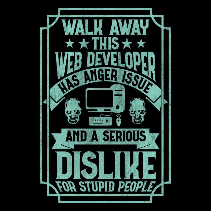 Drôle de programmeur Développeur Web Drôle