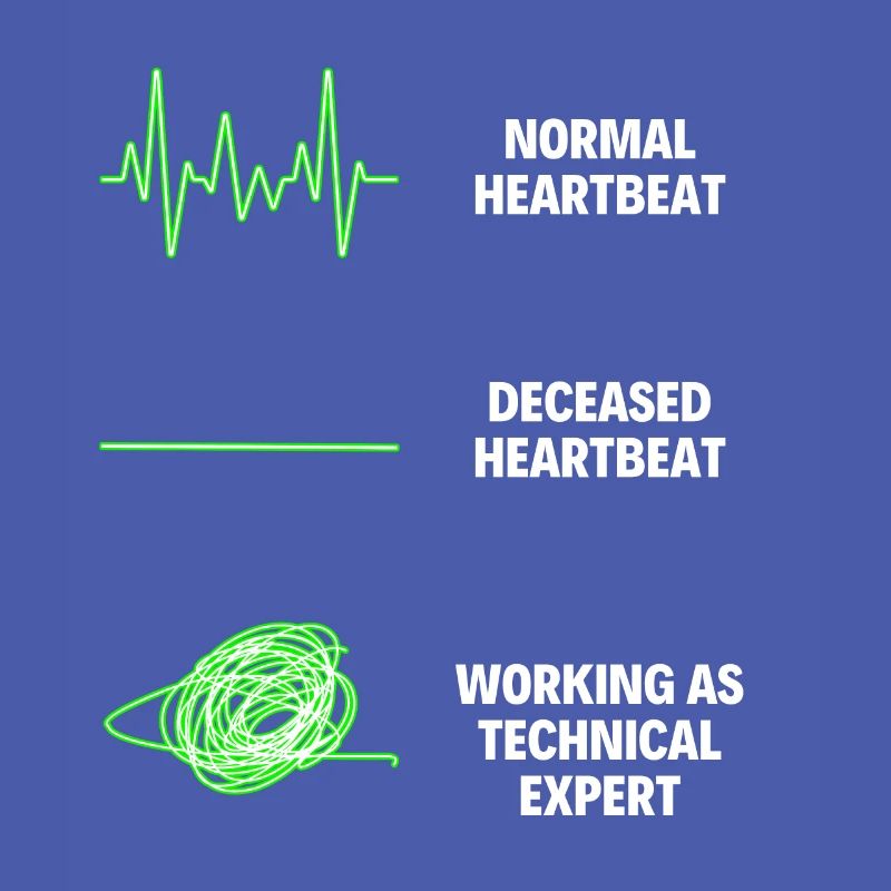 Technical Expert Worker Funny Technical Expert