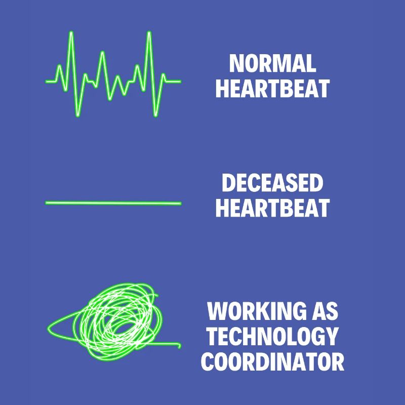 Funny Technology Coordinator Worker Technologist