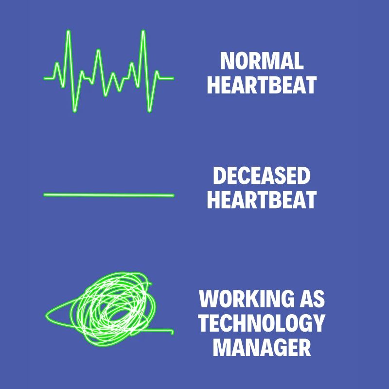 Funny Technology Manager Worker Technologist