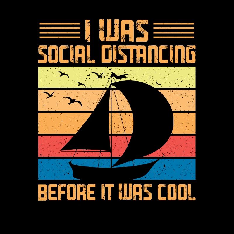 Vintage Retro Segelboot Geschenk