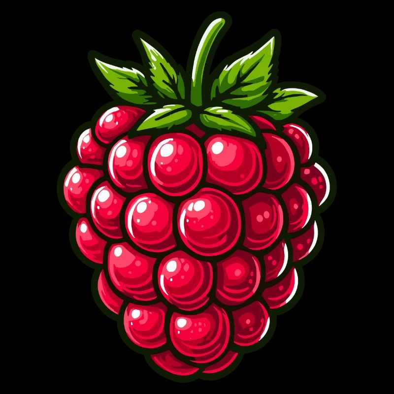 Raspberry, fruit