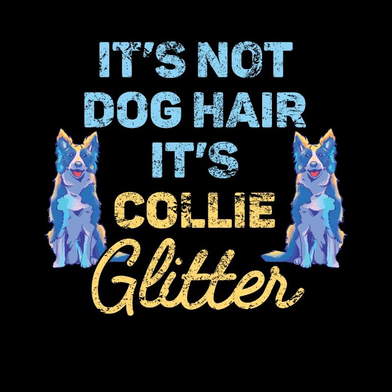 Conception unique de border collie pour