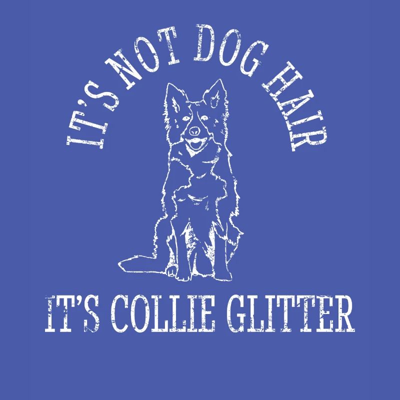 Conception unique de border collie pour